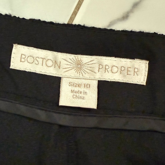 Boston Proper Elegant Black Lace Pants Size 10 - Picture 4 of 7